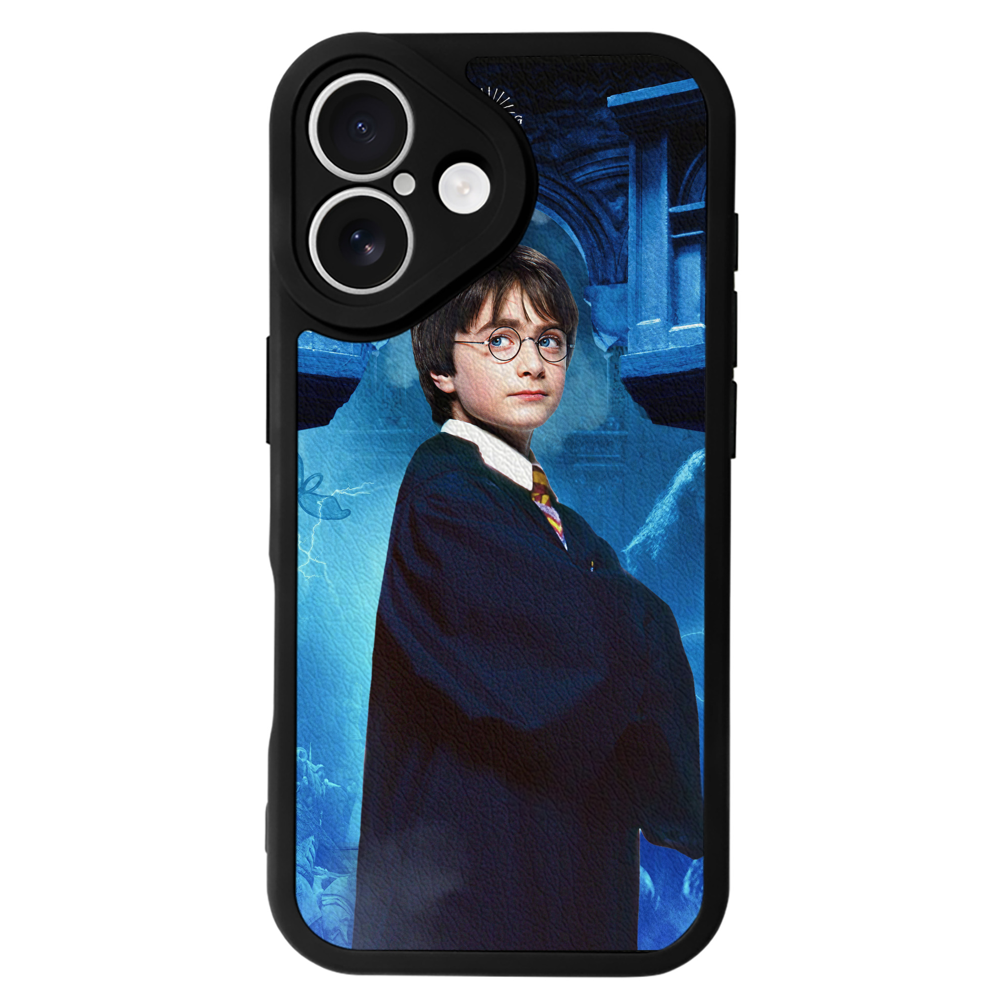 （画像用） Harry Potter ハリー・ポッターシリーズ 【iPhone 16シリーズ対応】シリコンスマホケース（レザー調） 材質：シリコン